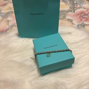 Tiffany&Co. blue heart enamel bracelet